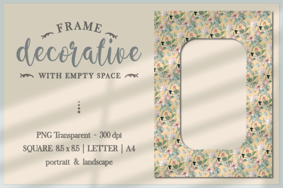 Download Floral - FRAME PNG - Premium Bundle