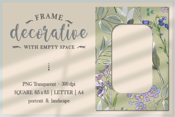 Download Floral - FRAME PNG - Premium Bundle