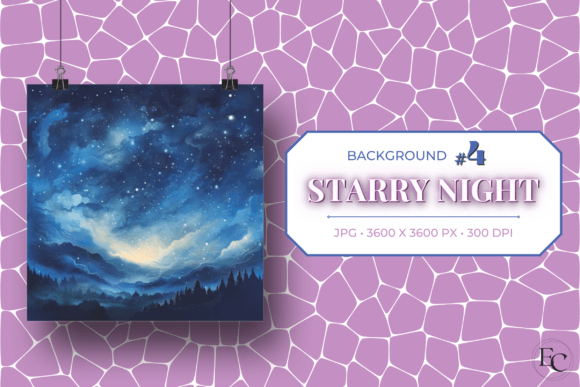 Download Starry Night Magical Background - Premium Resources