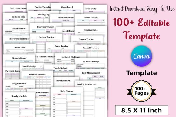 Download 100+ Editable Canva Templates - Editable canva Collection