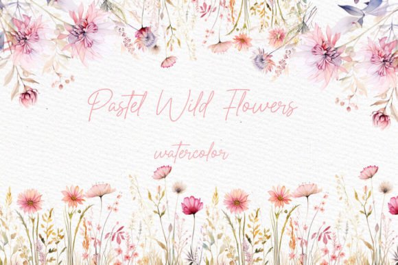 Download Wild Floral Clipart Watercolor Flowers - Flowers Collection