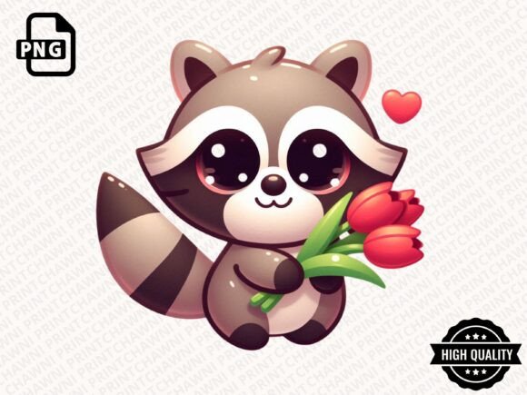 Download Cute Animal with Flowers Clipart PNG - Flowers Collection